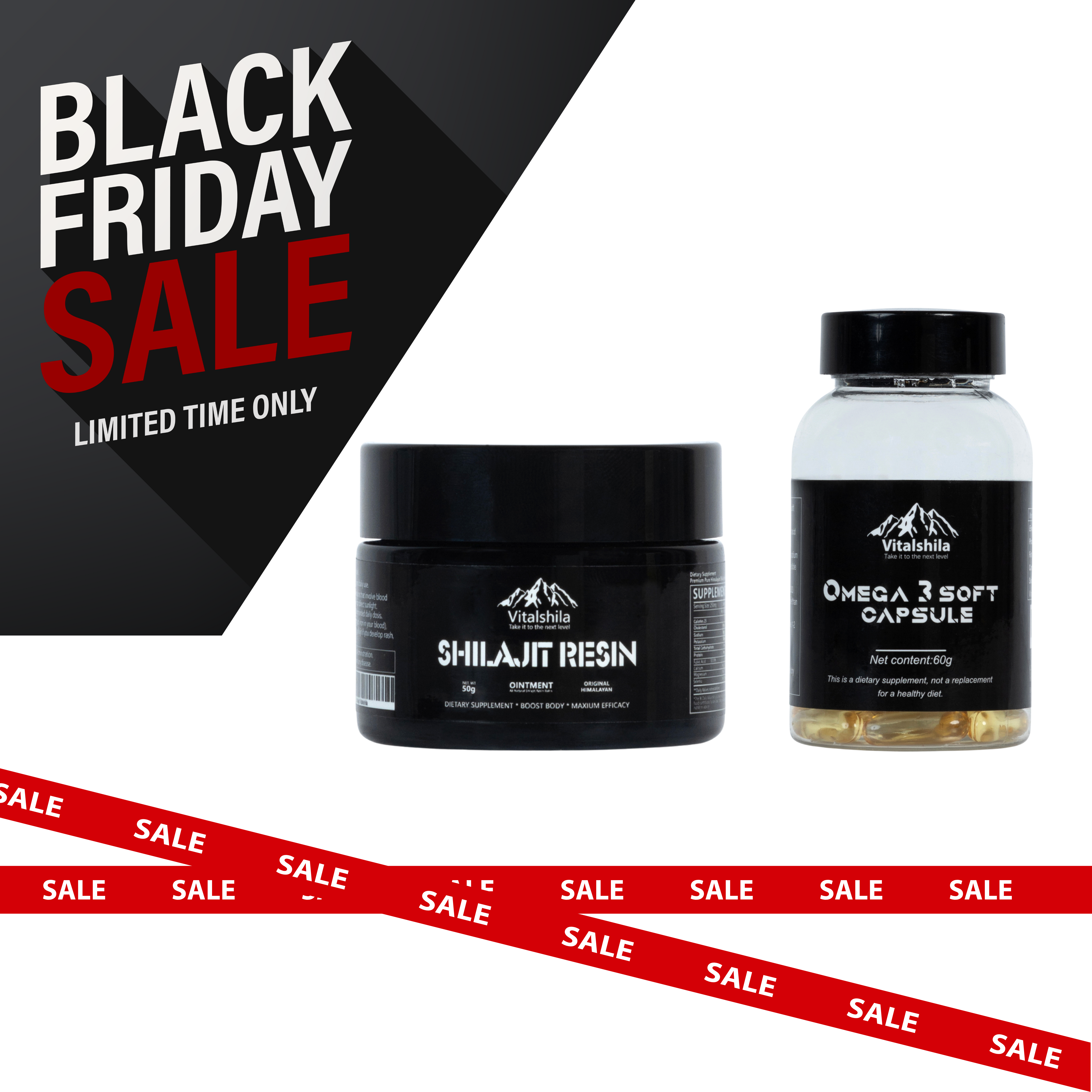 Shilajit Omega-3 Powerbundel